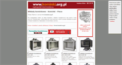 Desktop Screenshot of kominki.org.pl