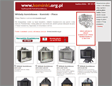 Tablet Screenshot of kominki.org.pl